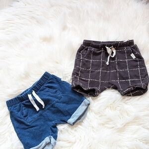 Miles  ' baby shorts 9 months / 2 pair  in lot